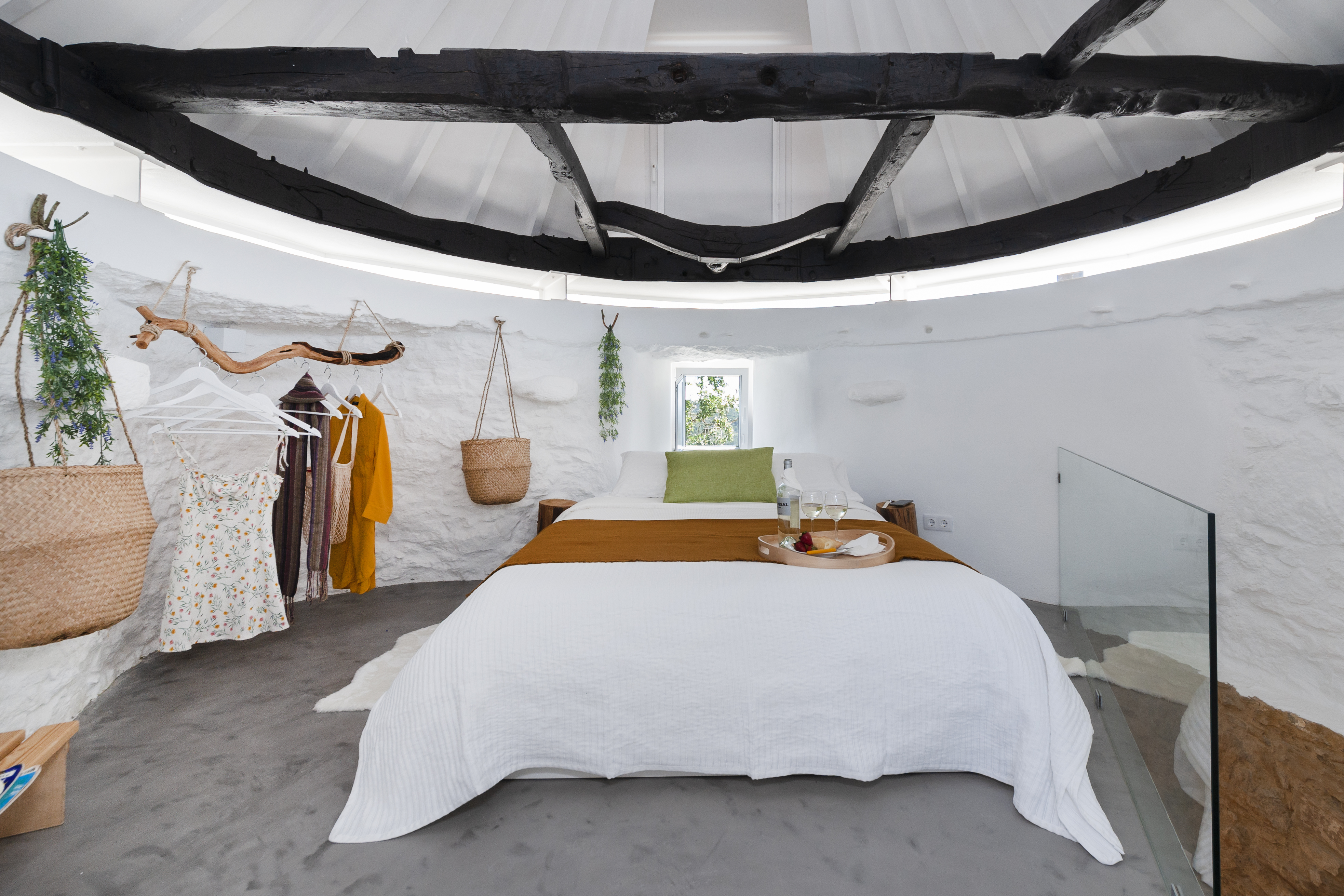 O Quarto com Teto Panorâmico